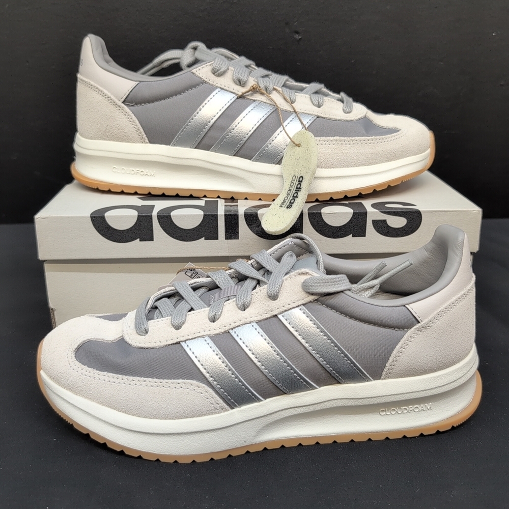 Adidas Run 70s 2.0 Retro Sneakers Women's Shoes US 7.5 Grey Silver Gum